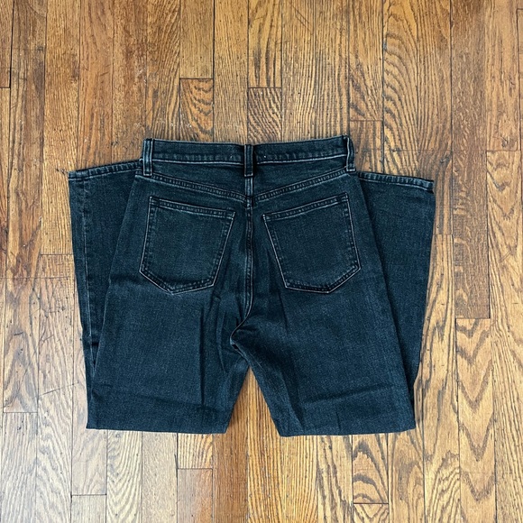 Abercrombie & Fitch Black Ankle Straight Ultra High Rise Jeans - Picture 3 of 5